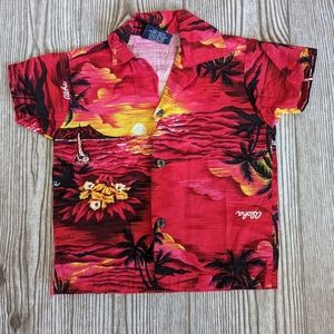 Royal Creations Made in Hawaii Kids Aloha Button Down Shirt, Size 1 Baby Toddler